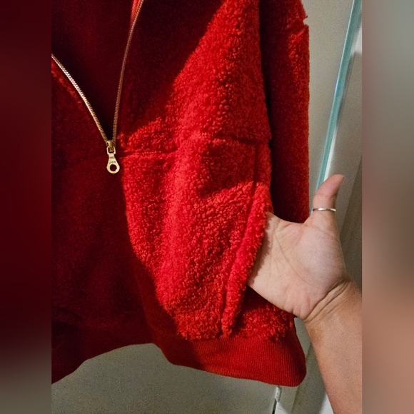 Joy lab pull over sherpa jacket L - Picture 5 of 6